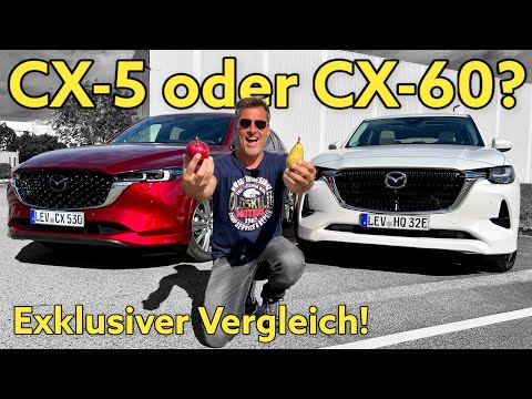 Mazda CX-5 oder CX-60? Welches SUV passt besser? Exklusiver Vergleich | Test | Review | 2022