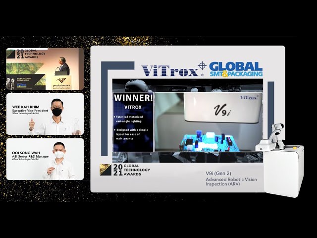 ViTrox Received 2021 Global Technology Award for its V9i Advanced Robotic Vision