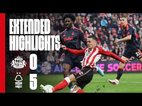 Extended Premier League Highlights | Sunderland AFC 0 - 5 Nottingham Forest