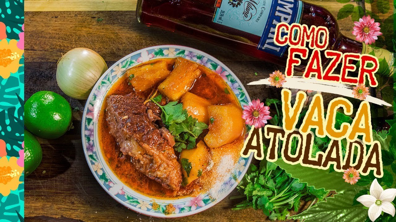 Como fazer Vaca Atolada (receita de costela cozida com mandioca) / Égua Doido