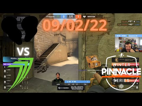 Gaules Transmitindo 00NATION VS 777 Pinnacle Winter Series 2 Regionals (Mirage- Mapa 1 MD3) 09/02/22