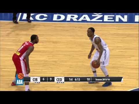 ABA Liga 2015/16, Round 16 match: Cibona - Cedevita (22.12.2015)