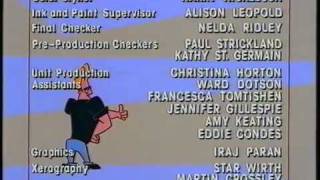 Johnny Bravo   Season 1 1997 UK Credits   YouTube