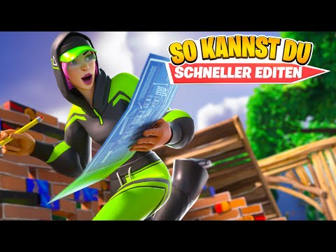 SCHNELLER EDITIEREN mit diesen *GEHEIMEN TRICKS* in FORTNITE!