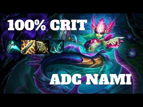 100% CRIT NAMI ADC [ACTUALLY GOOD WTF] - League of Meta