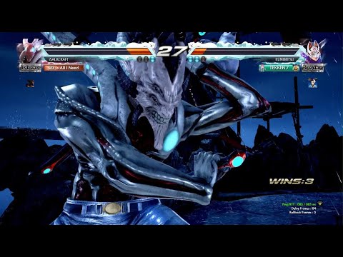 Yoshimitsu vs Kunimitsu quick online match Tekken7