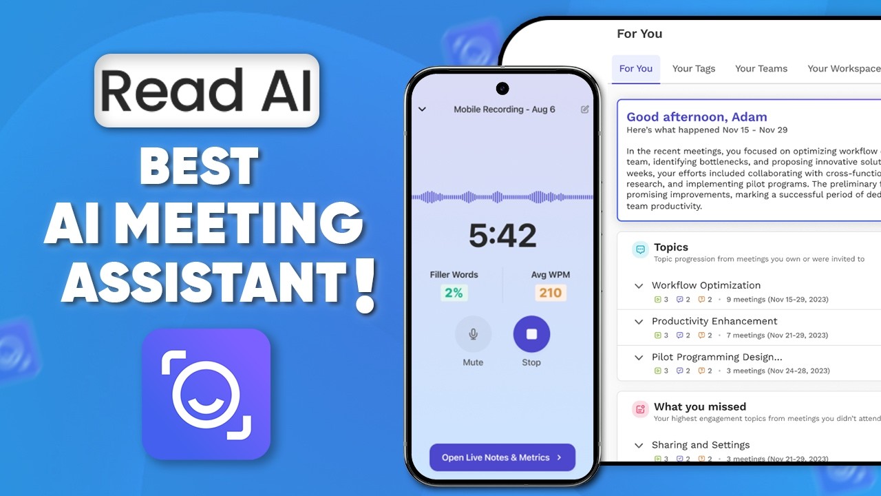 Read AI Review - Best AI Meeting Assistant for Businesses! video thumbnail
