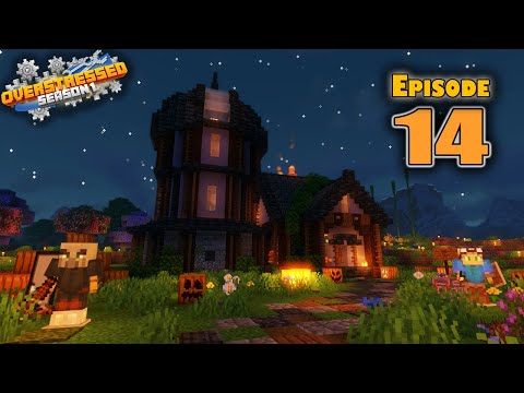 Trick or Treat and Villager Tour - Overstressed SMP - Ep 14 (Create Mod 0.3.2)