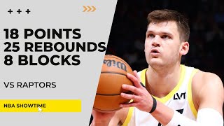 Walker Kessler 18 Points, 25 Rebs, 8 Blocks vs Raptors - Mar 7, 2025 I 2024/25 season