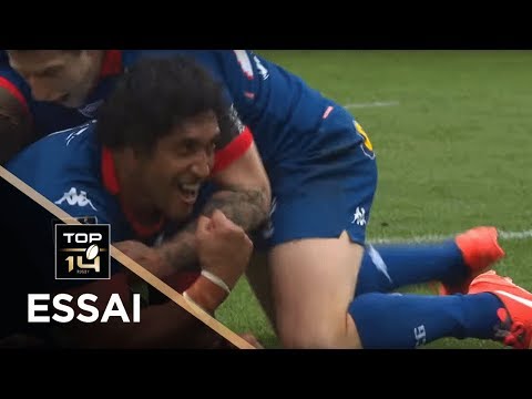 TOP 14 - Essai Steven SETEPHANO (FCG) - Grenoble - Lyon - J26 - Saison 2018/2019