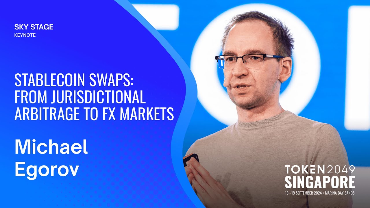 Michael Egorov - Stablecoin Swaps - TOKEN2049 Singapore 2024