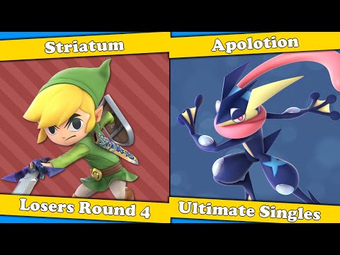 MAC's Birthday Bash! Losers Round 4 - PVG| Striatum (Toon Link) vs Apolotion (Greninja) - SSBU