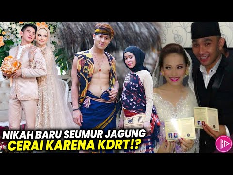 BARU NIKAH LANGSUNG CERAI KARENA SUAMI SELINGKUH⁉️ 10 Pernikahan Artis Indonesia Paling Singkat