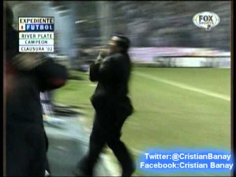 Gimnasia Lp 0 River 1 (Relato Mariano Closs) Torneo Clausura 2002