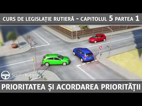 Curs de legislație rutieră - Cap 5 Part 1 - Prioritatea și acordarea priorității