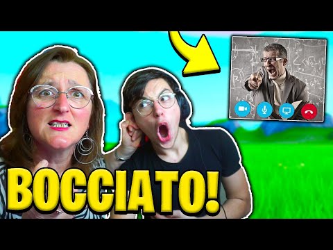 MIA MAMMA MI SCOPRE GIOCARE a FORTNITE durante LA VIDEOLEZIONE! 😨*INFURIATA*