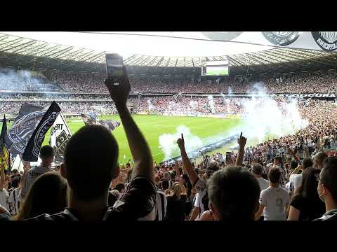 Galo x América MG - Ôla, bandeirão e entrada