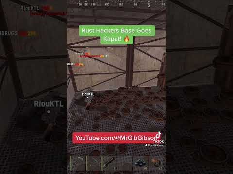 Rust Hackers Base Goes Kaput! 🔥 #rust #shorts