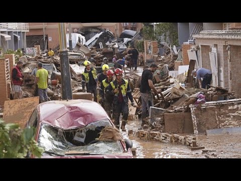 No Comment: Massanassa in Spanien steht nach Überschwemmungen vor dem Chaos