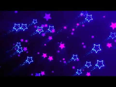 FONDO DE PANTALLA ESTRELLAS NEON VOLANDO HD BACKGROUND NEON STARS FLIYING HD