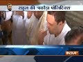 Rahul Gandhi enjoys chai-pakora with Congress leaders at a dhaba in Karnataka