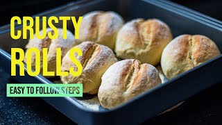 Crusty Roll or dinner rolls or Kadak Pao