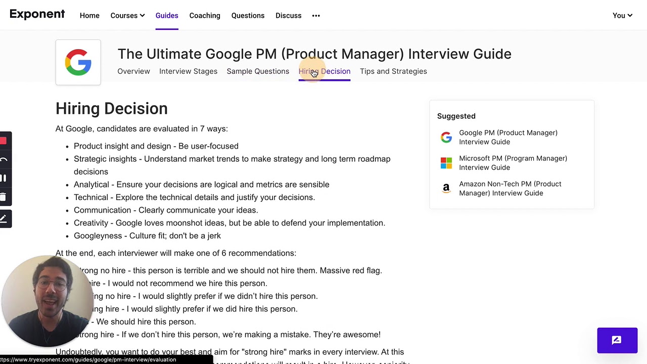 Pramp Mock Interview Walkthrough Video
