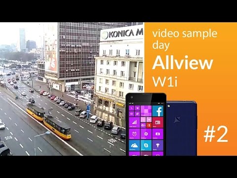 Allview W1i camera test: day video 2 (480p)