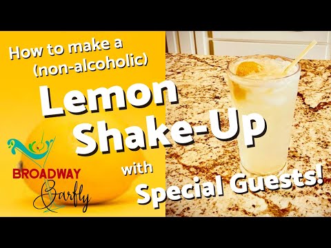 How To Make A Lemon Shake-Up 🍋 - Easy Homemade Lemonade Recipe (Non Alcoholic) | Broadway Barfly