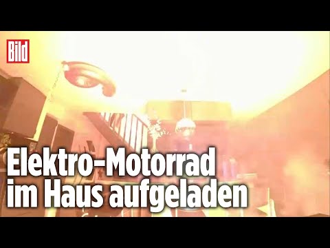 Mega-Explosion im Wohnzimmer wegen E-Bike-Akku