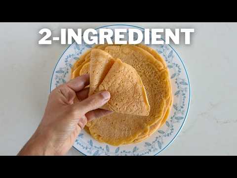 2-Ingredient Lentil Wraps | Healthy, Vegan & Gluten-Free