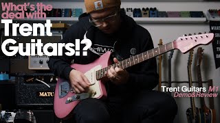 Video thumbnail for Trent Guitars Model 1 [M1] Custom Guitar Review & Demo | What's the deal with Trent Guitars!? by Ambient Endeavors