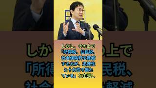 国民民主・玉木代表　消費税１％案に「２年後に景気が悪かったら増税できるのか」