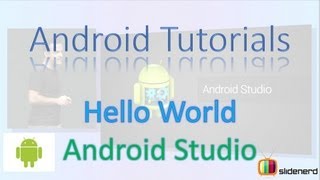 #4 Hello World Android Studio- Android Application Development Tutorial  [HD 1080p]
