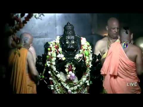Narsimha Chaturdashi Abhishek on 03rd May 2015, ISKCON Mayapur | Pooja, Aarti, Bhajan.