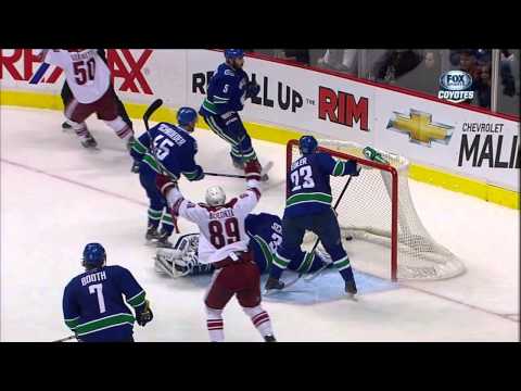 Antoine Vermette goal 3-1 Feb 26 2013 Phoenix Coyotes vs Vancouver Canucks NHL Hockey