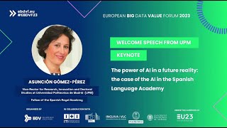 EBDVF23 | Asunción Gómez Pérez (keynote)