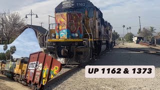 Serria Northern 2666 and UP 1373 1162 Spears and pickup of the 2 gondolas #trainspotting #train