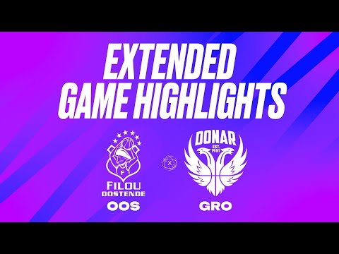 Filou Oostende vs. Donar Groningen Extended Game Highlights