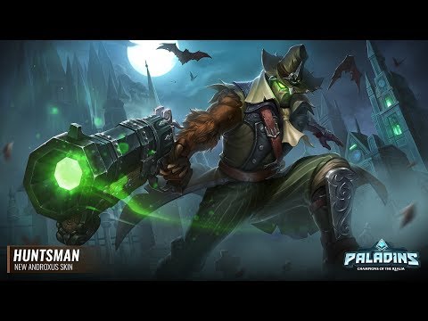 Paladins: New Androxus Skin - Huntsman Androxus - Abilities & Voice Pack!