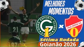 Goiás 1 x 0 Vila Nova | Melhores Momentos - Campeonato Goiano 2026