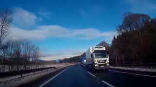 preview picture of video 'Winter Drive From Dunkeld To Logierait Church Highland Perthshire Scotland'