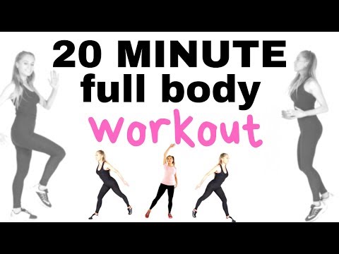 HOME FITNESS 20 MINUTE WEIGHT LOSS WORKOUT -TOTAL BODY AT HOME -  BURNS CALORIES AND TONES YOU UP