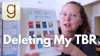 Deleting Books off my Goodreads TBR + 2024/2025 Reading Challenge Stats