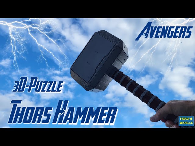 Vídeo relacionado con 4D Build - MARTILLO DE THOR MJOLNIR - Puzzle Marvel 3D - Juguetes Marvel - Rompecabezas 3D Juego Construcción - Puzzles para Adultos y Niños - 6069816 - Juguetes Niños 12 Años +.