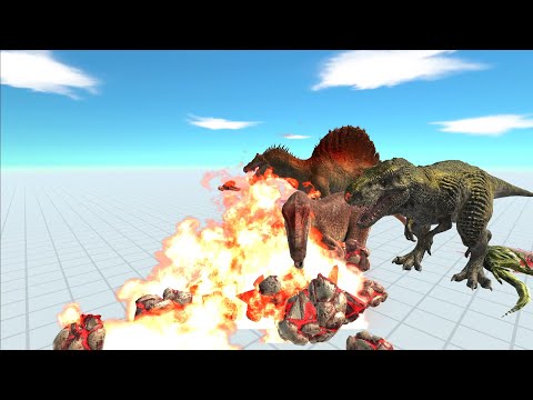 Lava Golem 🌋 Goro The Giant 🦍 Hill Giant 👊 VS ALL TEAMS ⚔ | Animal Revolt Battle Simulator ARBS
