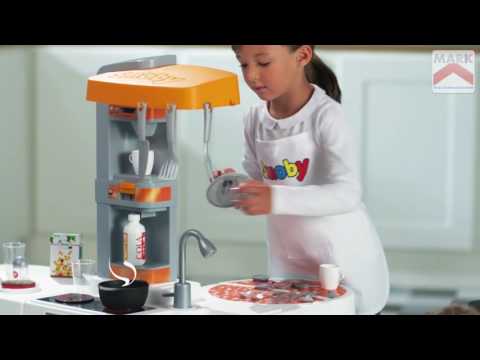 SMOBY STUDIO XL BUBBLE VIRTUVĖLĖ SU 34 PRIEDAIS, 311045 video