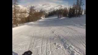 preview picture of video 'Skiing the Casse du Boeuf piste in Serre Chevalier'