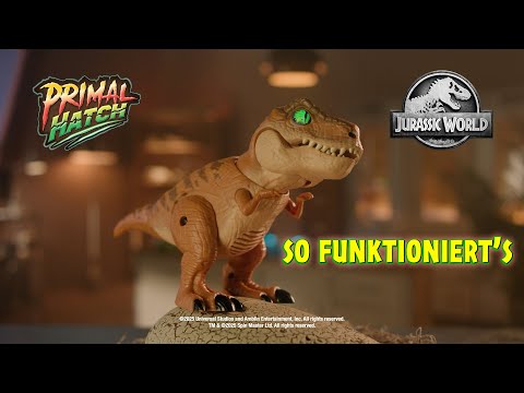 Primal Hatch: Jurassic World - Interaktiver T-Rex | So funktioniert's | "How-to" Anleitungsvideo