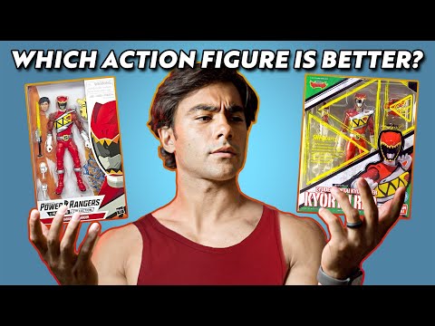 Comparing Dino Charge Figures | Hasbro v. Bandai
